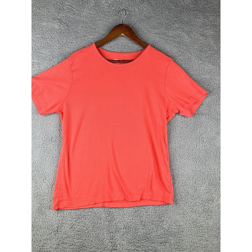 Orvis scoop neck blouse size large beautiful color
